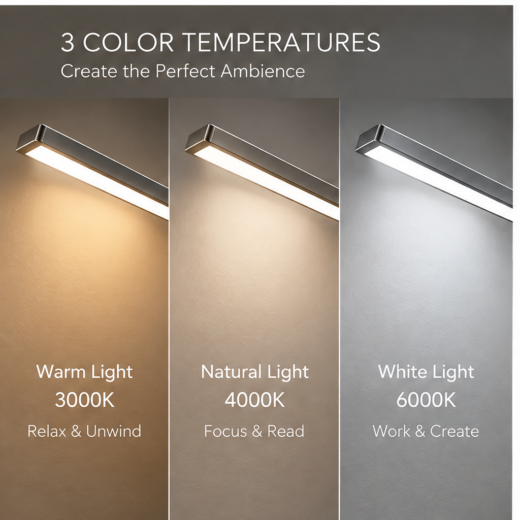 TOWWIY® foldable multi-joint LED lamp — Adjust to Any Angle Light Up Your Way, 180° lamp head, 270° mid-arm, 180° base rotation precision joints